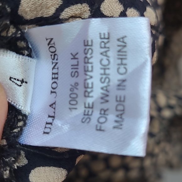 Ulla Johnson SILK Mini Ruffle boho Dress Size 4 - Picture 4 of 5